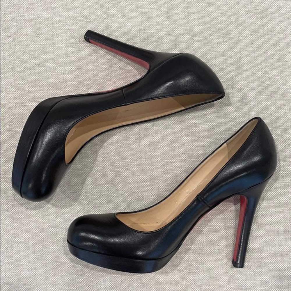 Christian Louboutin Burges 120Calf Black Size 36.5
